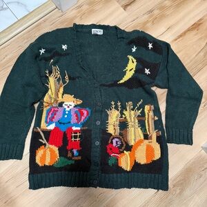 Vintage knit autumn cardigan